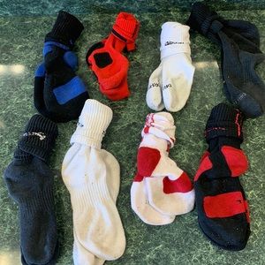 8 pairs of Nike Dri fit socks basketball boys girls